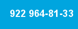 922 964-81-33 922 964-81-33